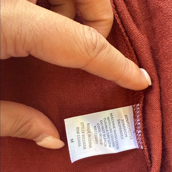 Mix by 41 Hawthorn Rust Open Front Cardigan - Picture 3 of 4